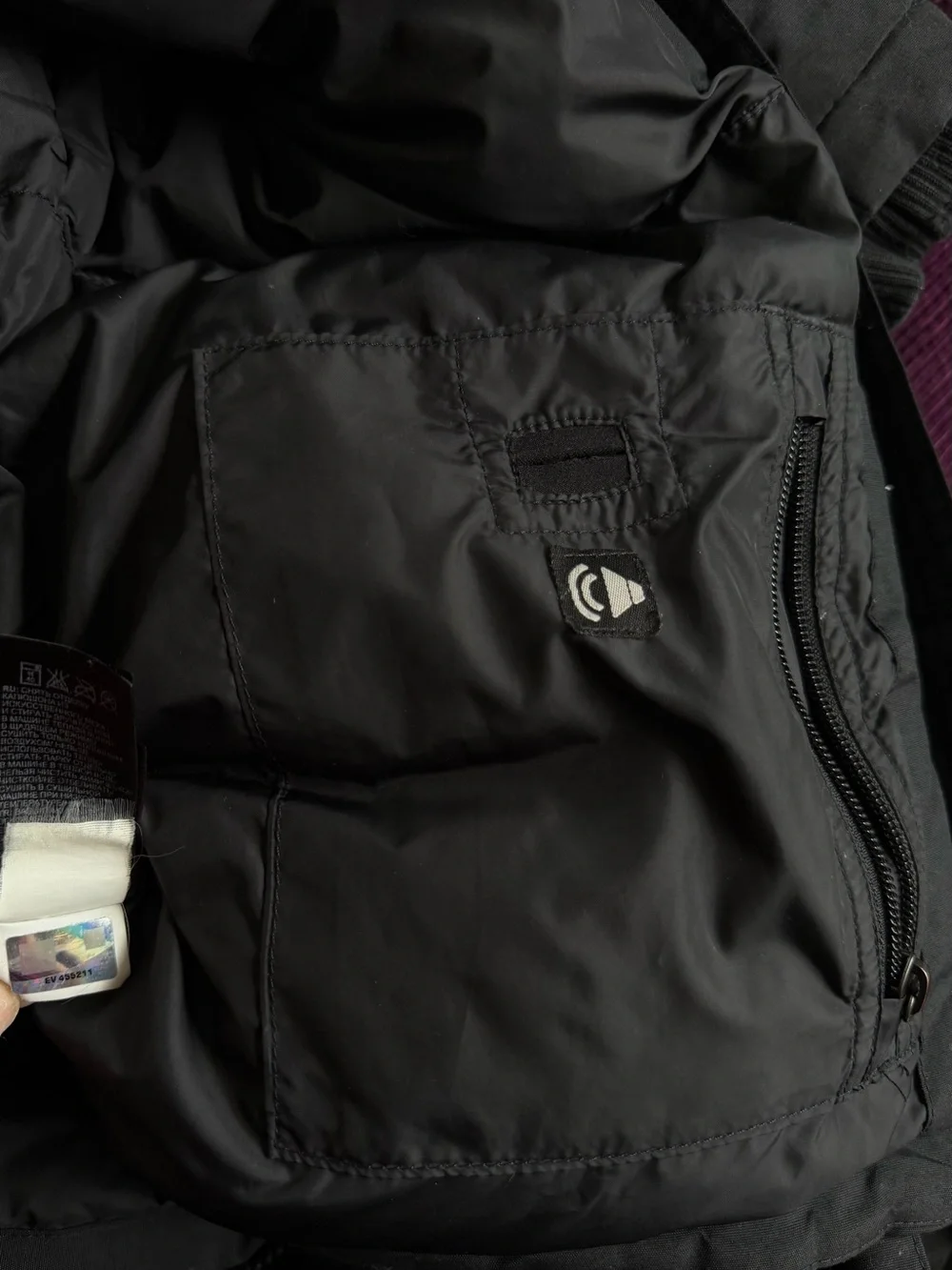 The North Face Black Hooded Belted Raincoat